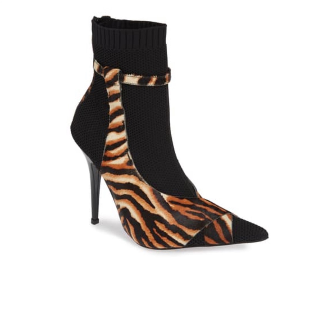 Jeffrey Campbell Genuine Calf Sock Bootie